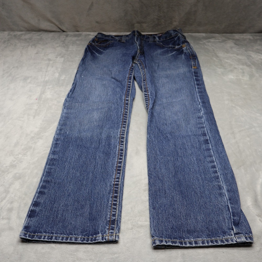 Ariat Jeans Mens 33x32 Medium Wash‎ M5 Straight Wide Leg Relax Flame Resistant